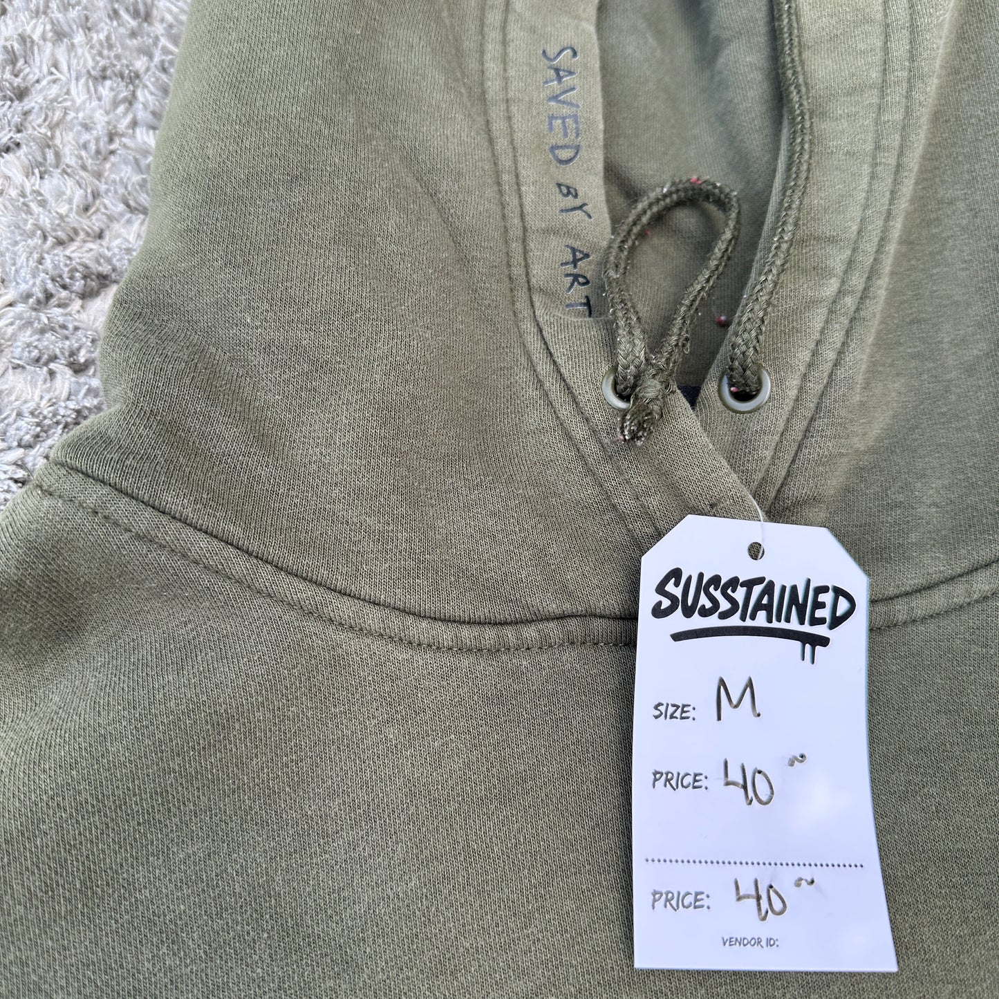Medium Nike Green Pullover Hoodie